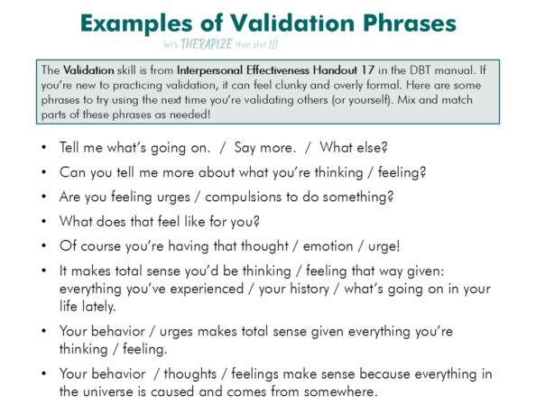 validation phrases validation phrases